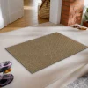 Fußmatte Dune Stripes Braungrau 45 x 75 cm