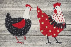 Fußmatte wash+dry Chicken Farm 50 x 75 cm