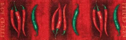 Fußmatte wash+dry Hot Chilli 60 x 180 cm