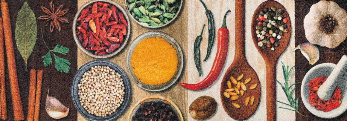 Fußmatte wash+dry Hot Spices 60 x 180 cm
