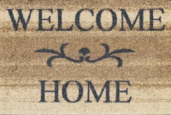Fußmatte wash+dry Welcome Home beige 40 x 60 cm