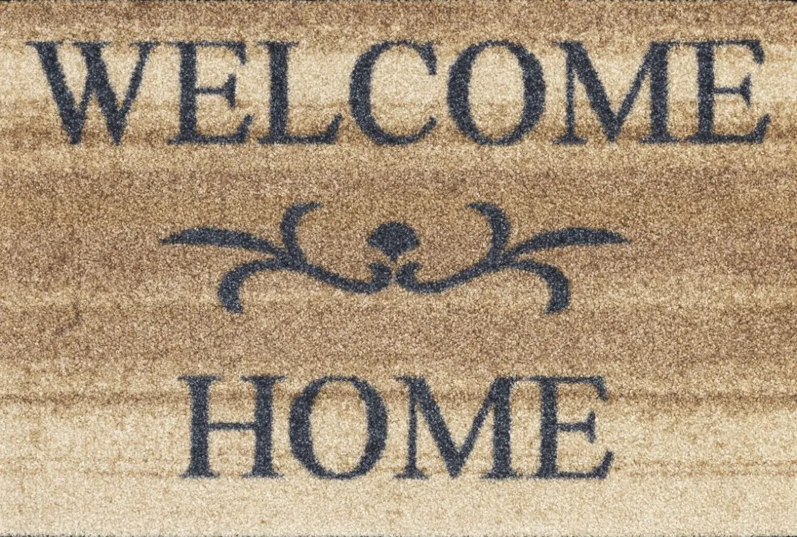 Fußmatte wash+dry Welcome Home beige 40 x 60 cm