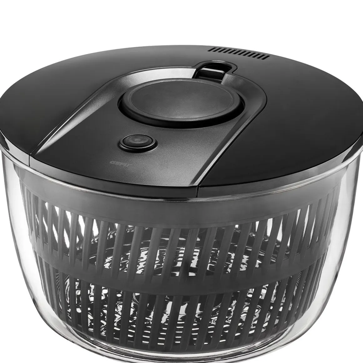 GEFU Salatschleuder Push it Schwarz