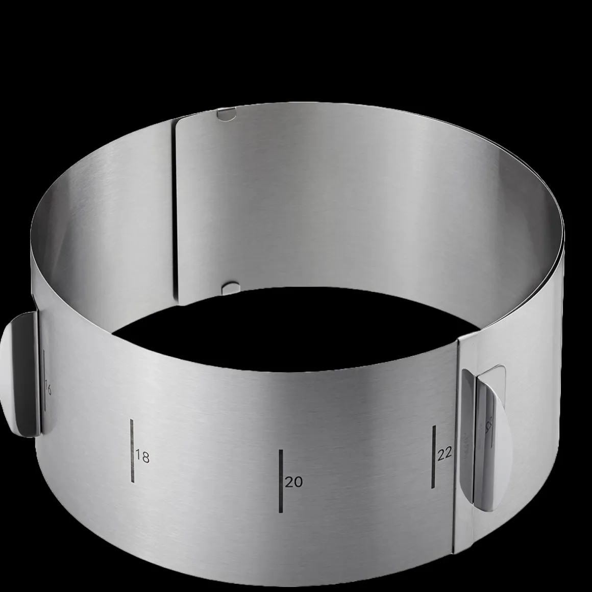 GEFU Tortenring Tondo XXL mit Griffen 10 cm