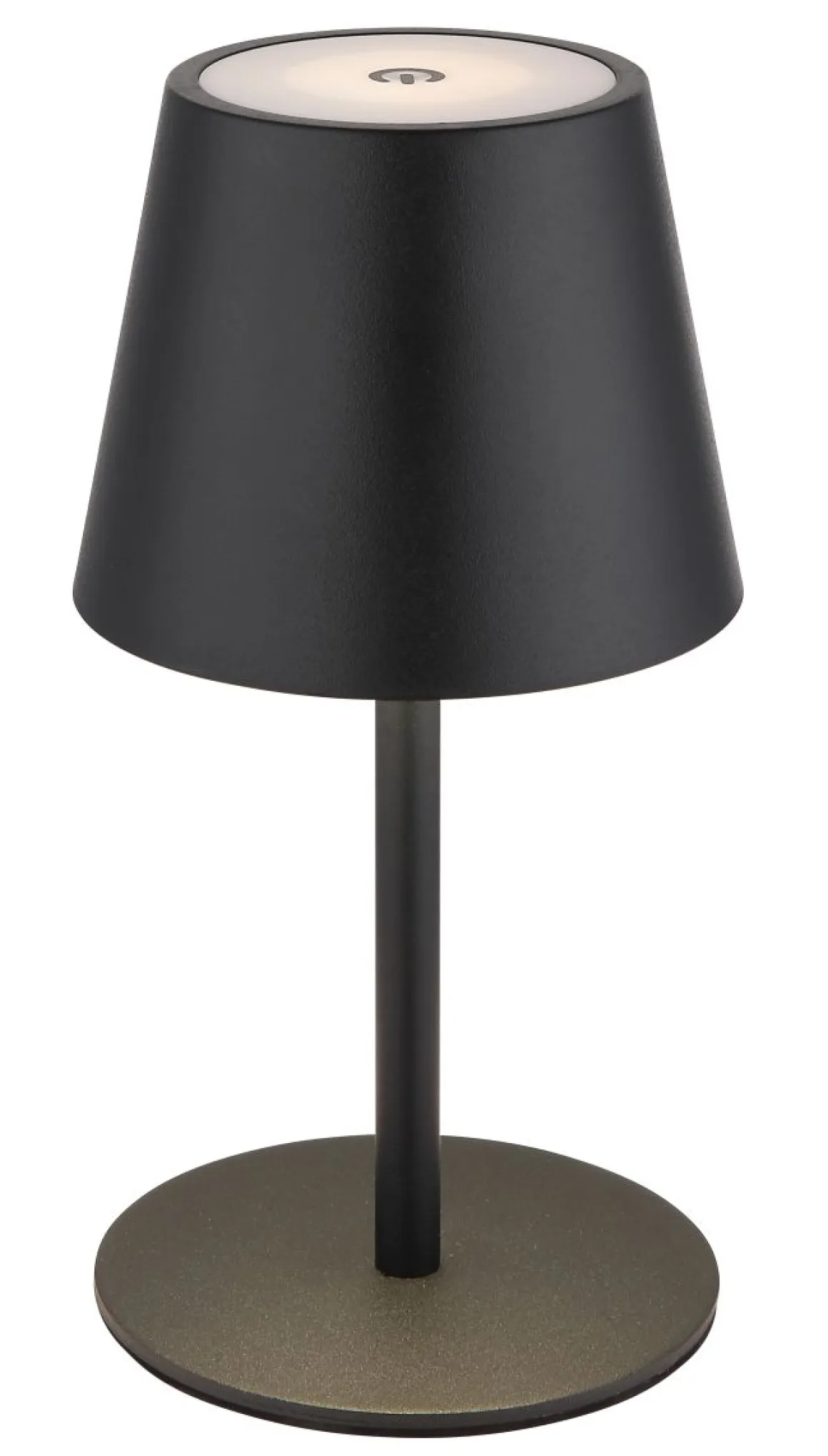 Globo Akku Tischlampe Jessy schwarz