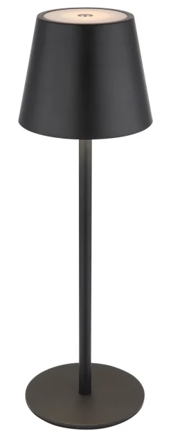 Globo Akku Tischlampe Jessy schwarz