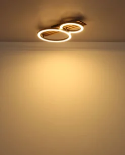 Globo 2-flg LED Deckenlampe Tisha