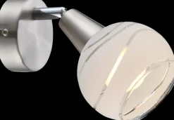 Globo 1-flg LED Strahler Elliott Metall Nickel Matt