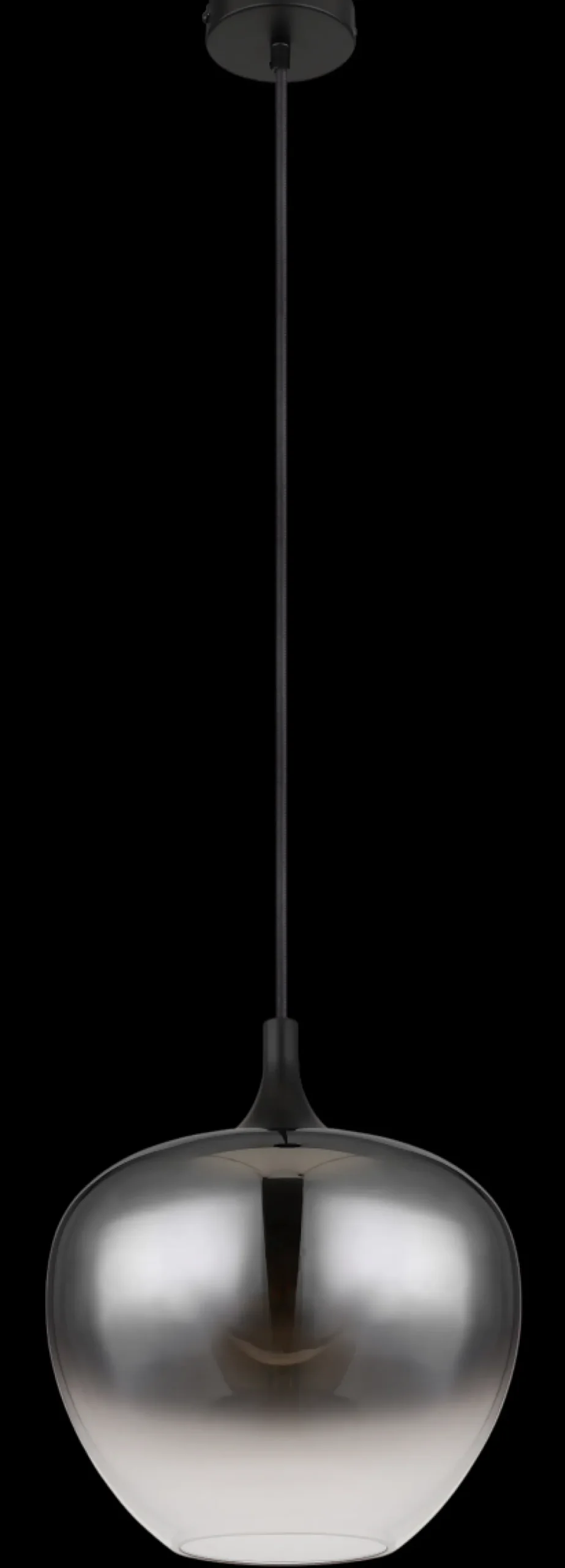 Globo 1-flg Pendelleuchte Maxy Rauchglas