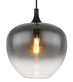 Globo 1-flg Pendelleuchte Maxy Rauchglas