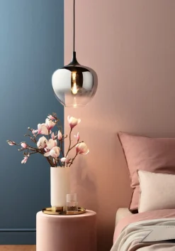 Globo 1-flg Pendelleuchte Maxy Rauchglas