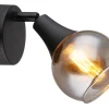 Globo 1-flg Spot Maxy Rauchglas