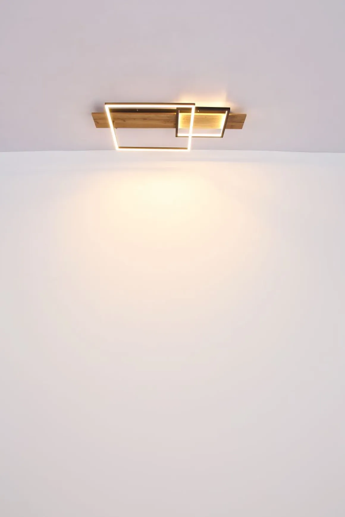 Globo LED Deckenleuchte Square Wood 1