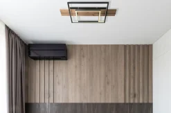 Globo LED Deckenleuchte Square Wood 1
