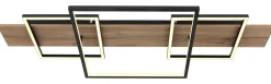 Globo LED Deckenleuchte Square Wood 2