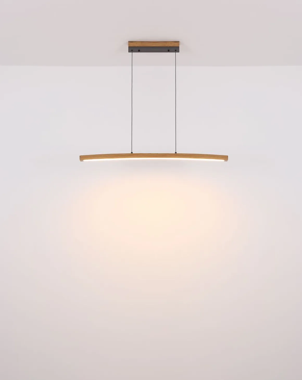 Globo LED Pendelleuchte Doro Eiche Graphit