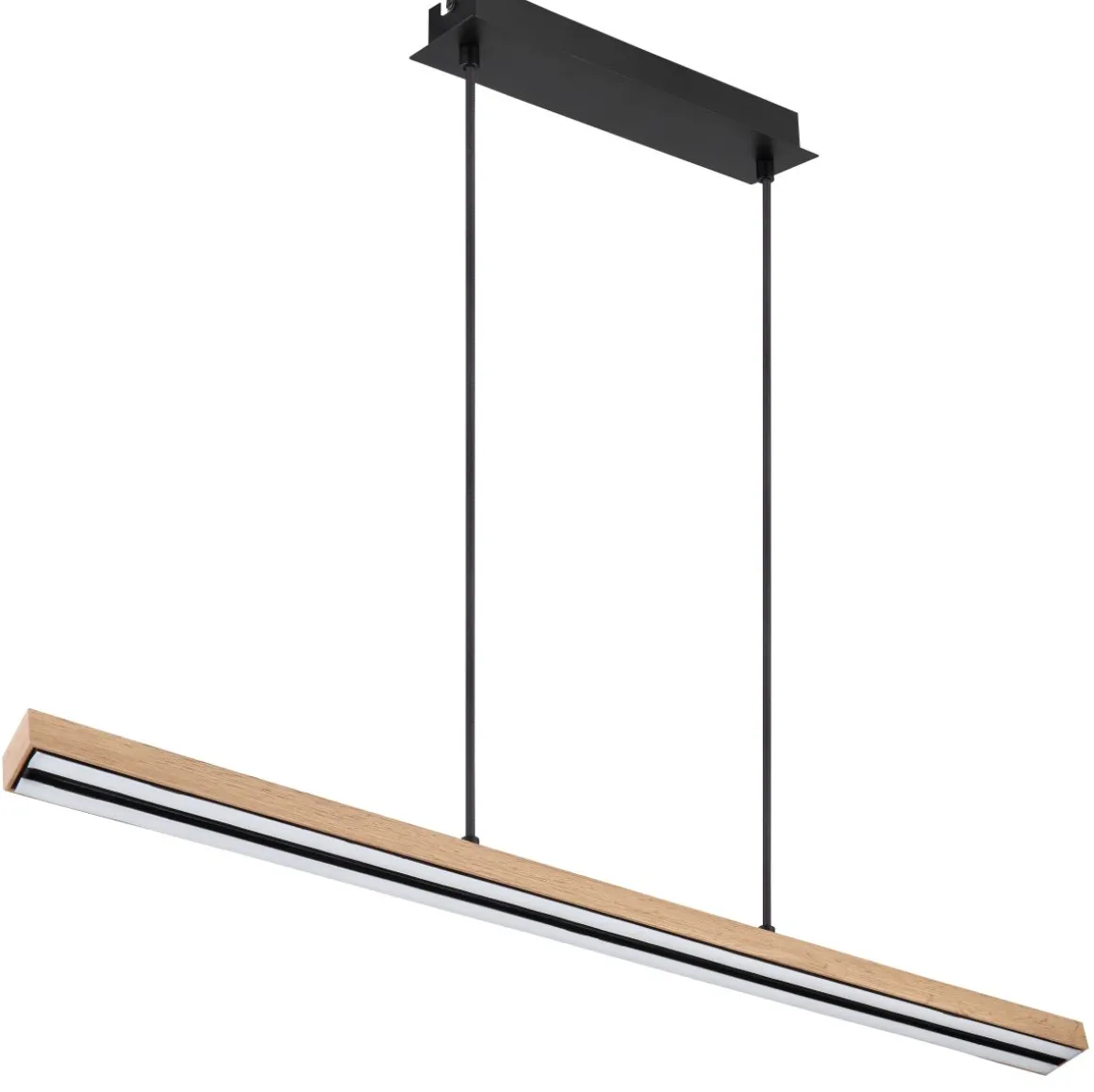 Globo LED Pendelleuchte Doro Eiche Graphit