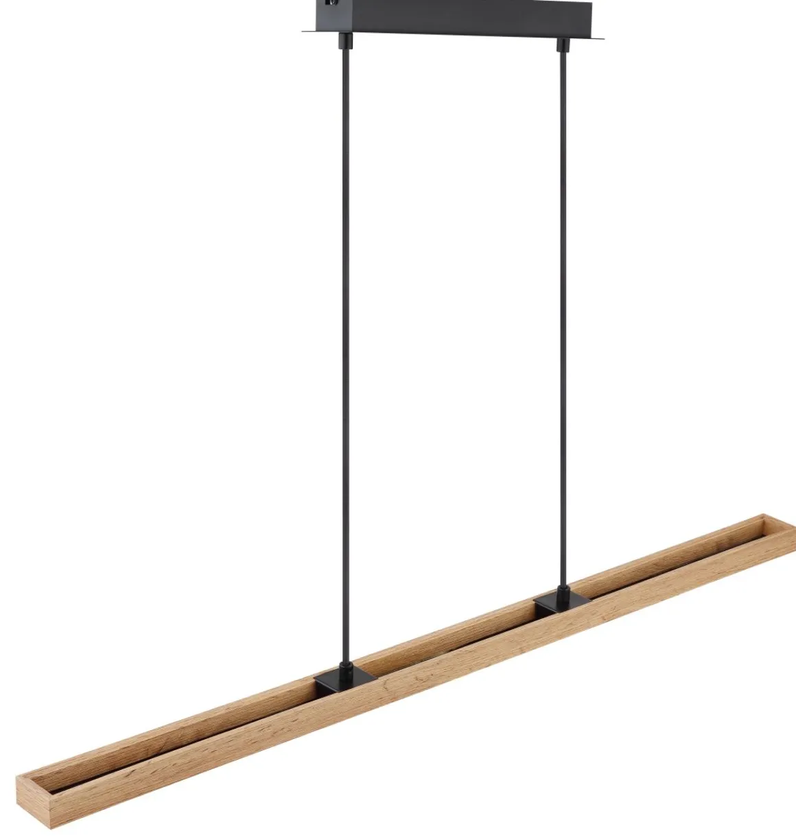 Globo LED Pendelleuchte Doro Eiche Graphit