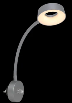 Globo LED Steckerlampe Lehovo Silber