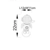 Globo LED Tischlampe Cosmo