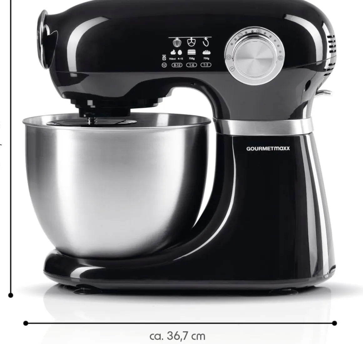 GOURMETmaxx Küchenmaschine 1000W