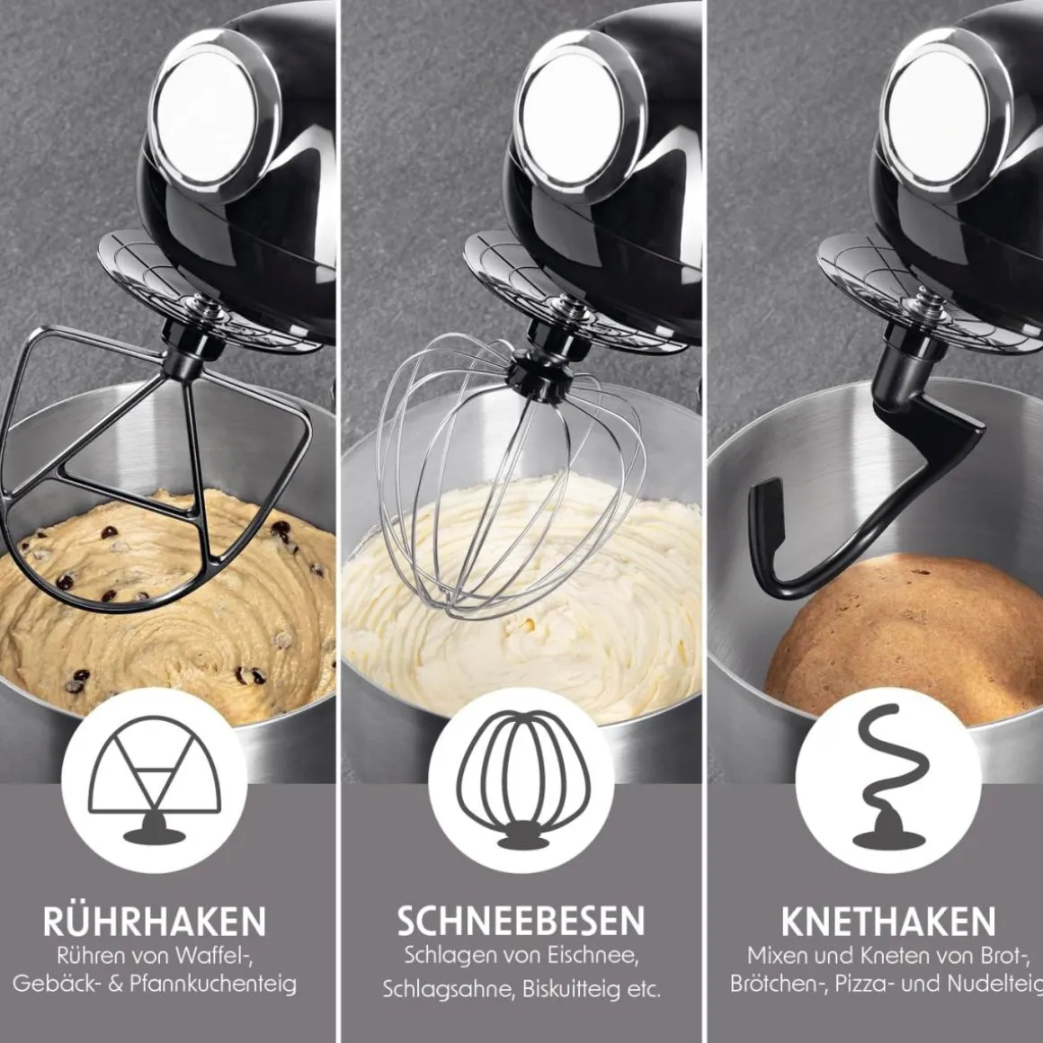 GOURMETmaxx Küchenmaschine 1000W