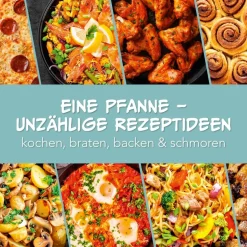 GOURMETmaxx Party-Pfanne Schwarz 40 cm
