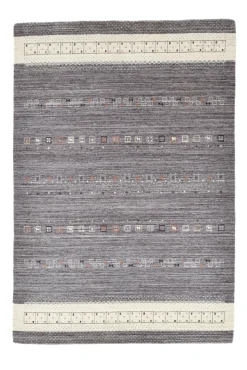 Handloom aus Indien Lori Dream Anthrazit Multi 70 x 140 cm