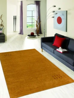Handloom aus Indien Marand amber 200 x 300 cm