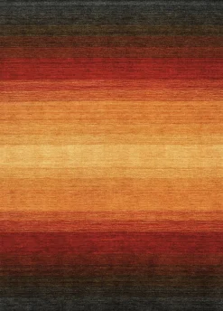 Handloom aus Indien Rainbow Multi 60 x 090 cm