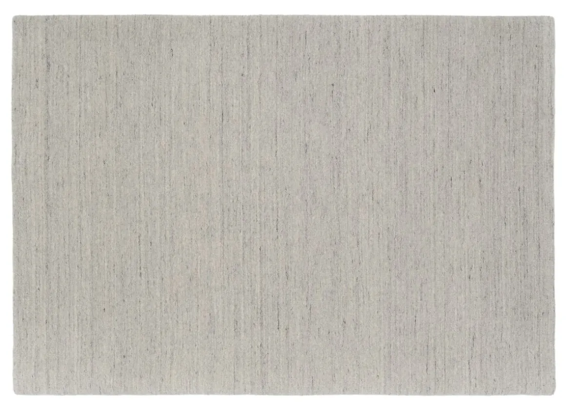 Handloom Sadhana aus Indien Grau 140 x 200 cm