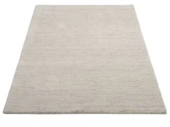 Handloom Sadhana aus Indien Grau 140 x 200 cm