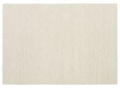 Handloom Sadhana aus Indien Hellgrau-Natur 200 x 250 cm