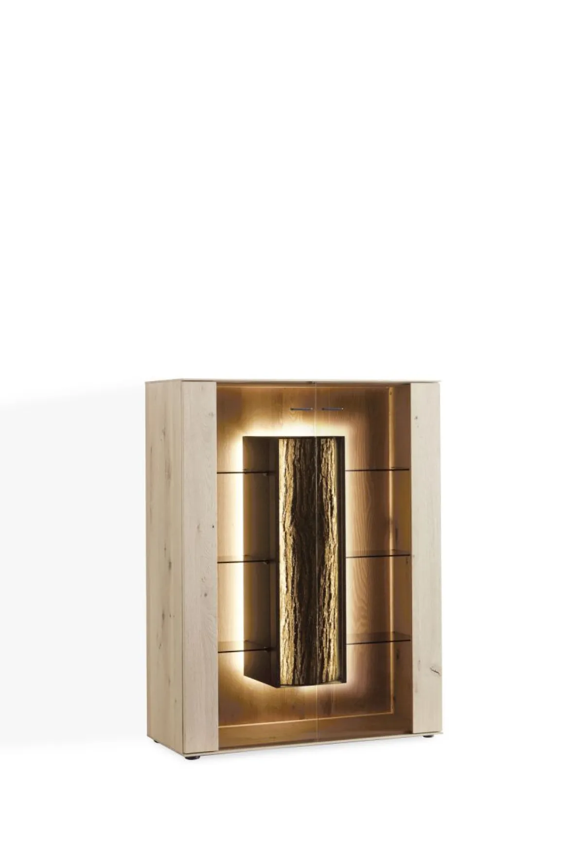 Hartmann Highboard Runa Glas Eiche