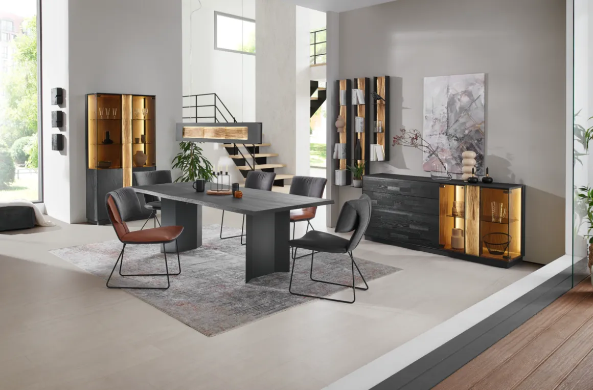 Hartmann Standvitrine Kilva Anthrazit