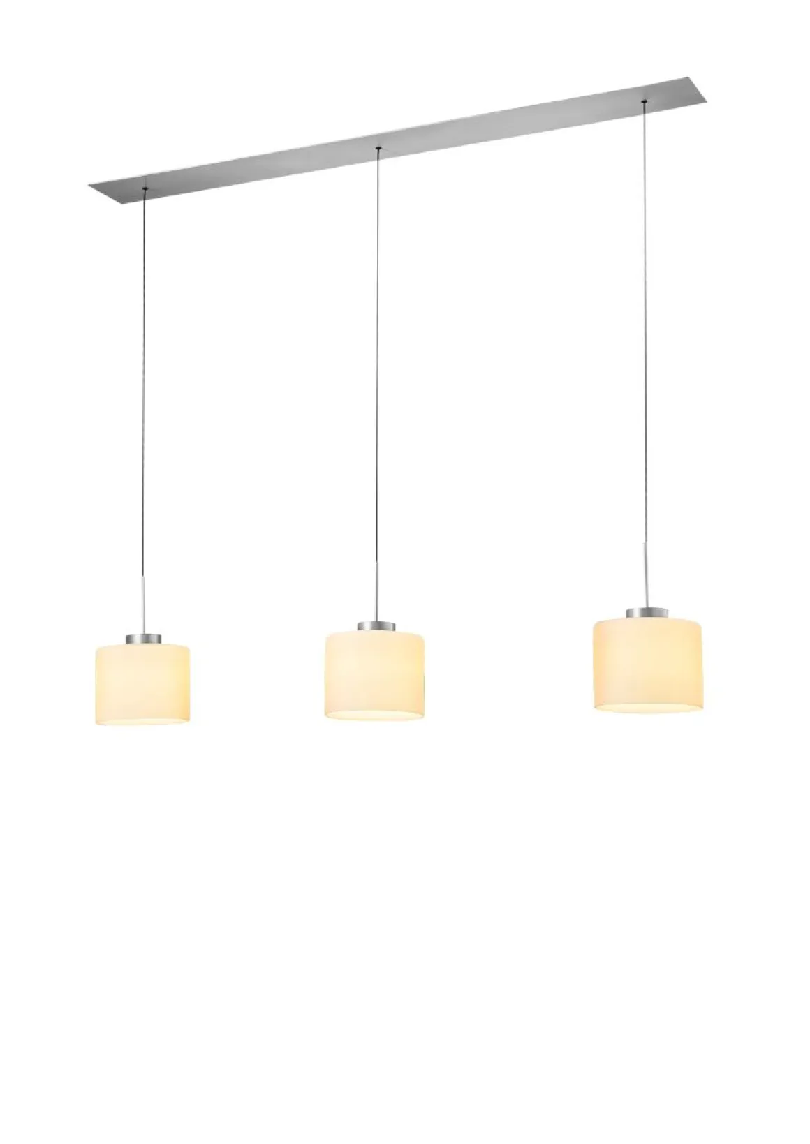 HELL 3-flg LED Pendelleuchte Abby