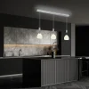 HELL 3-flg LED Pendelleuchte Sam Nickel