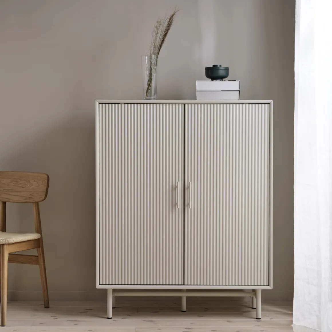Highboard Palma Grau
