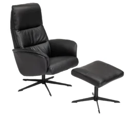 Hjort Knudsen Sessel 3408 mit Hocker 3308