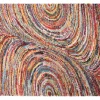 Hochflorteppich Multi Samana Mehrfarbig 65 x 130 cm