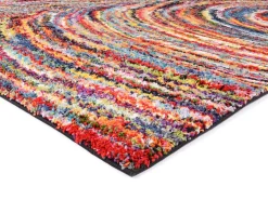 Hochflorteppich Multi Samana Mehrfarbig 65 x 130 cm