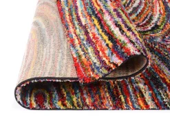Hochflorteppich Multi Samana Mehrfarbig 65 x 130 cm