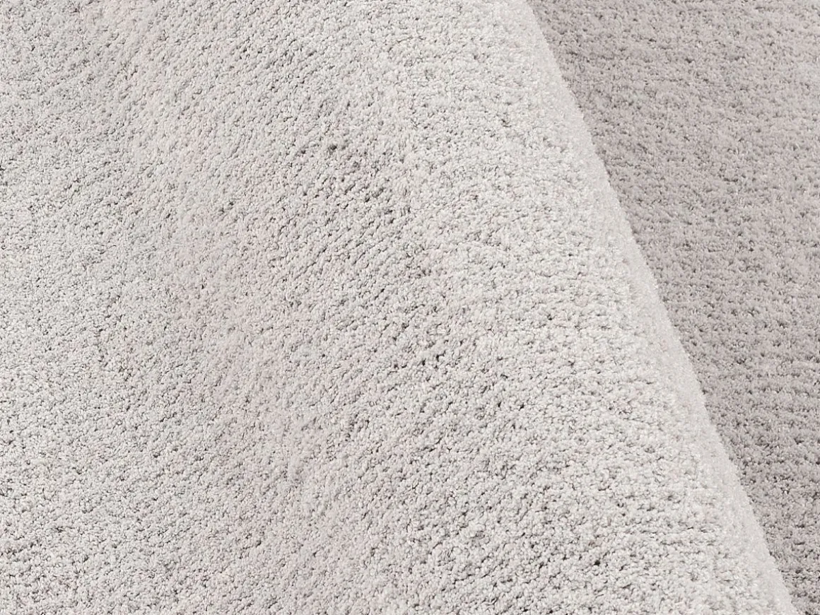 Hochflorteppich Soft Fun Grau 65 x 130 cm