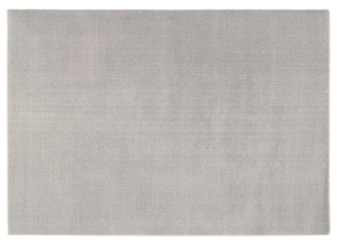 Hochflorteppich Soft Fun Grau 65 x 130 cm