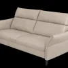 Hukla 3-Sitzer Sofa 21014 Pearl mit Kopfteilverstellung