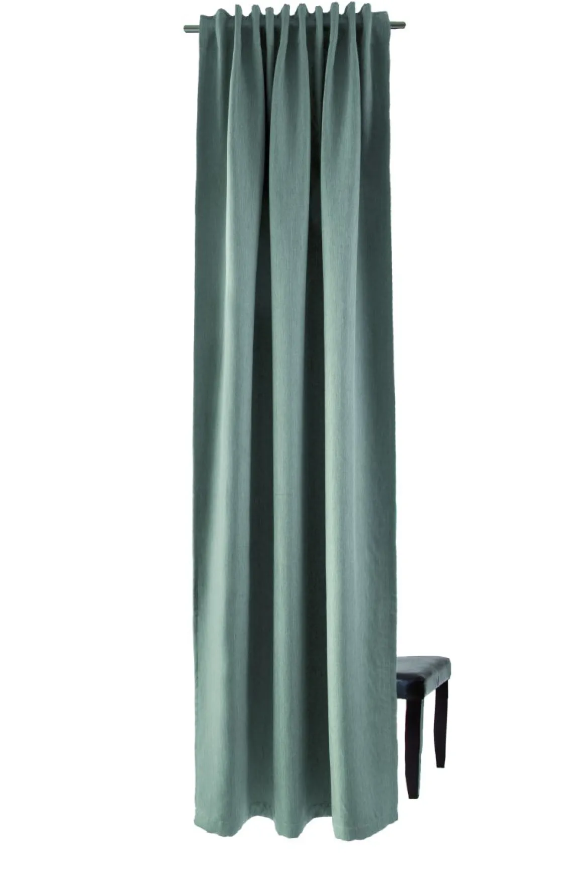 Indes Fuggerhaus Verdunkler Galdin verdeckte Schlaufen Grau 140 x 245 cm