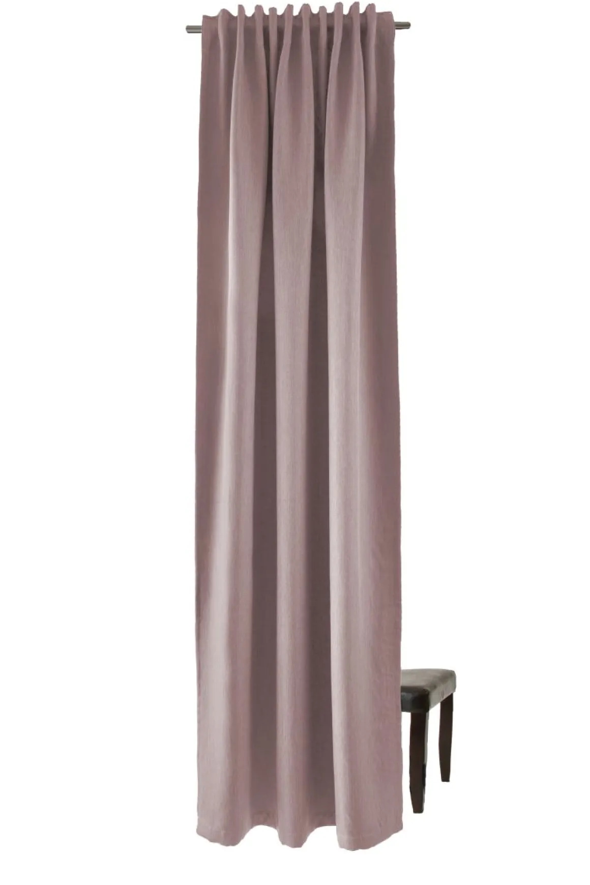Indes Fuggerhaus Verdunkler Galdin verdeckte Schlaufen Rose 140 x 245 cm