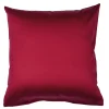 Janine Colors Mako-Satin Kissenbezug Bordeaux 40 x 40 cm