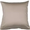 Janine Colors Mako-Satin Kissenbezug Cappuccino 40 x 40 cm