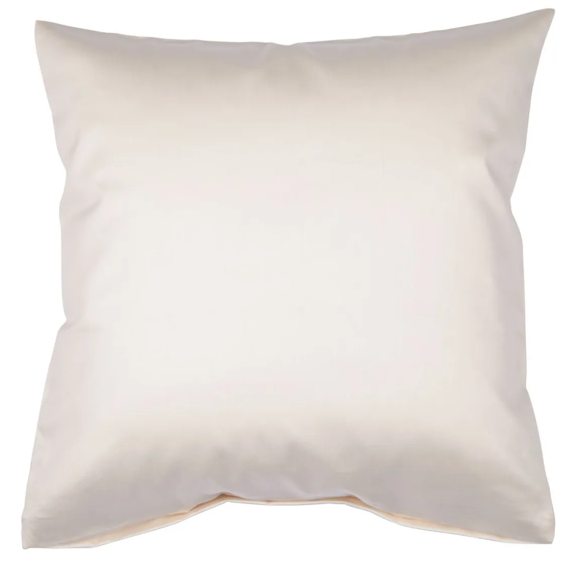 Janine Colors Mako-Satin Kissenbezug Creme 40 x 40 cm